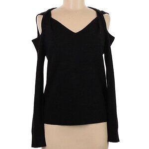 All Saints Neri Twist Cold Shoulder Jumper 100% Merino Wool